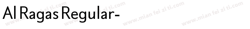 Al Ragas Regular字体转换